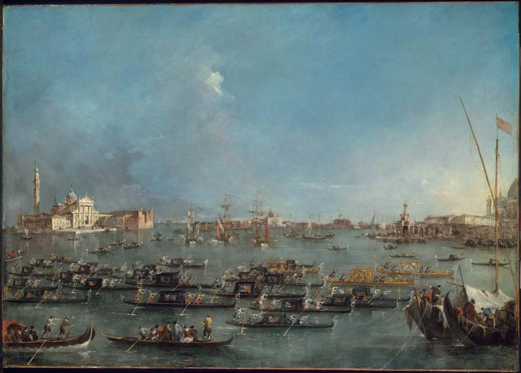 Processione delle Gondole al Bacino di San Marco - Museo delle Belle Arti Boston